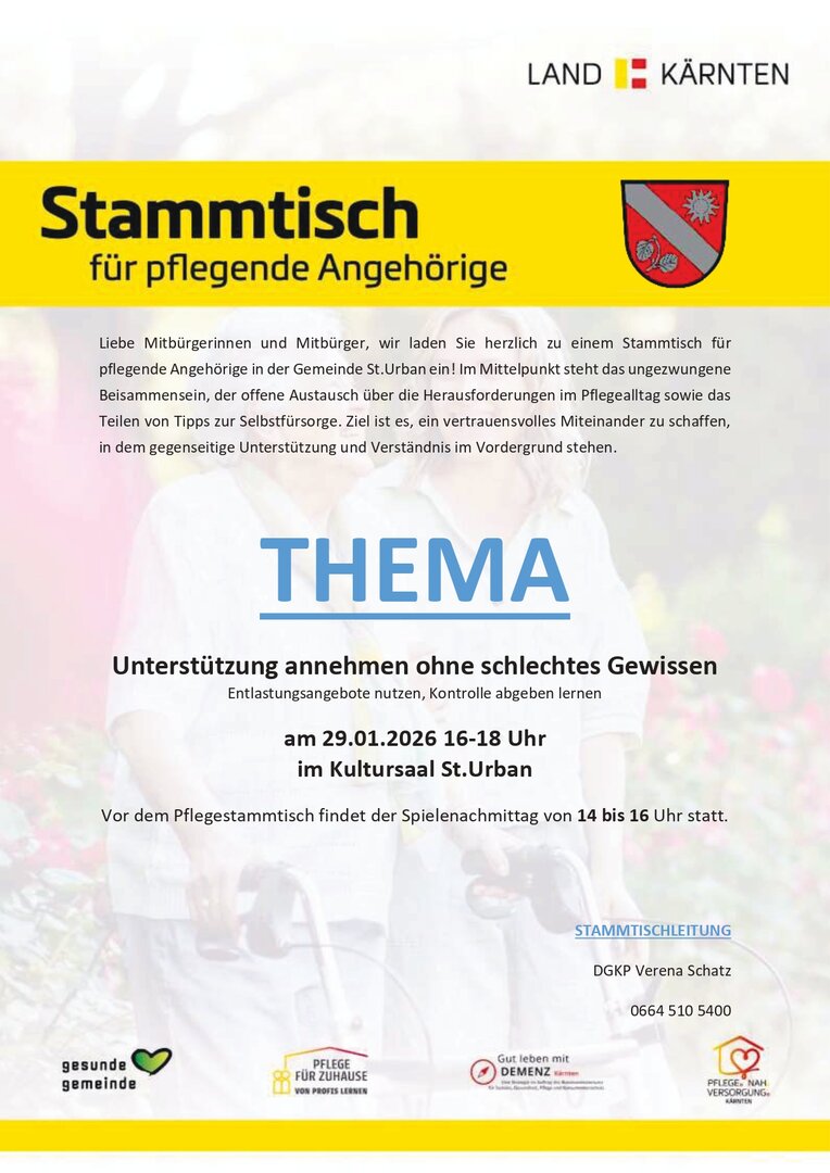 Flyer Pflegestammtisch